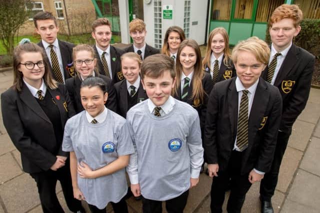 Banovallum students who are heading to Croatia. Photo: John Aron