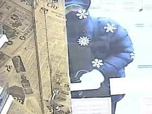 CCTV from the armed robbery in Boston