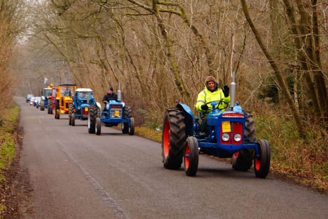 Tractors will be heading out to support Andy's Hospice this weekend EMN-180114-194525001