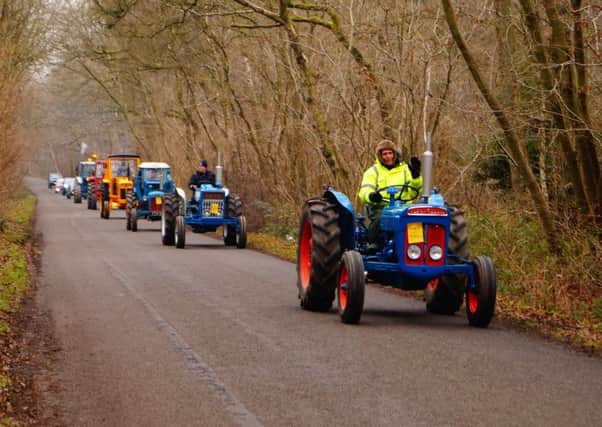 Tractors will be heading out to support Andy's Hospice this weekend EMN-180114-194525001