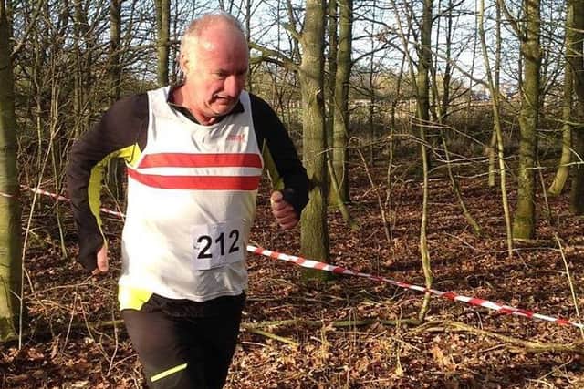 Louth AC veteran Phil Jackson at the county cross country championships EMN-180115-124849002