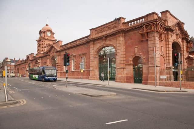 The refurbished Nottingham station before fire hit on Friday. EMN-180115-175251001