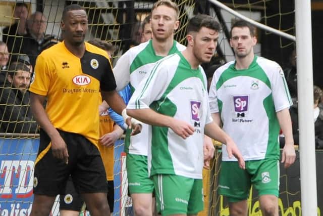 Ben Middleton in action for Ferriby against Boston.