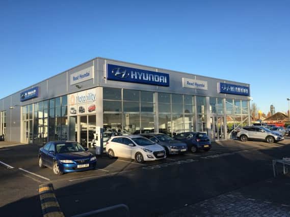 Rebranded ahead of a complete refurbishment in the late spring, the former Volkswagen showroom in Marsh Lane, now Boston Hyundai.