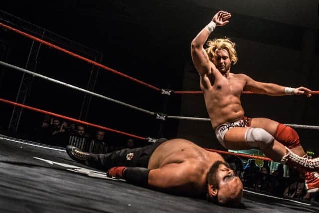 Witness wrestling up close as EAW return to The Gliderdrome, in Boston. Picture: Brett Hadley Photography. EMN-180119-130048001