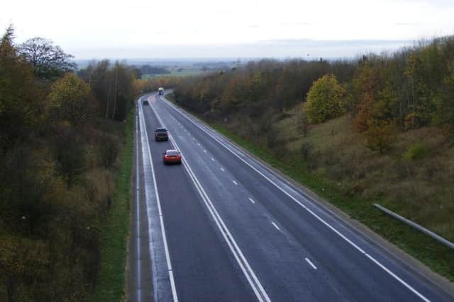 The A17 Leadenham bypass. EMN-180116-160308001
