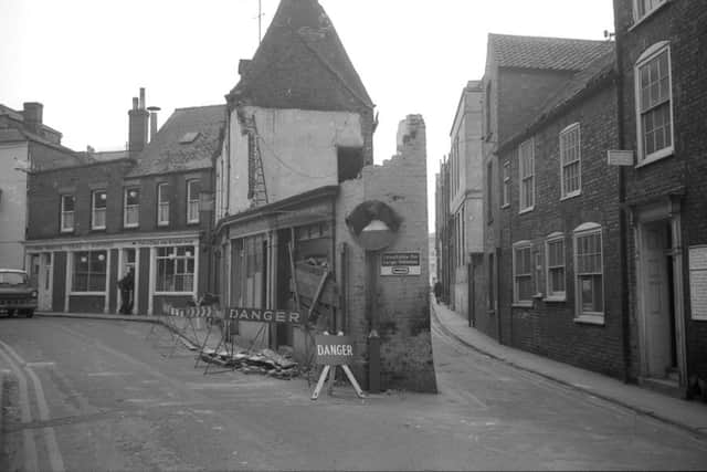 Demolition works begins in New Street.
