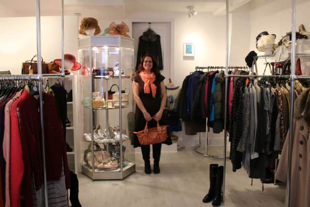 NEW LOOK: Owner Sharon Liddington pictured in the overhauled shop in Northgate, Louth.