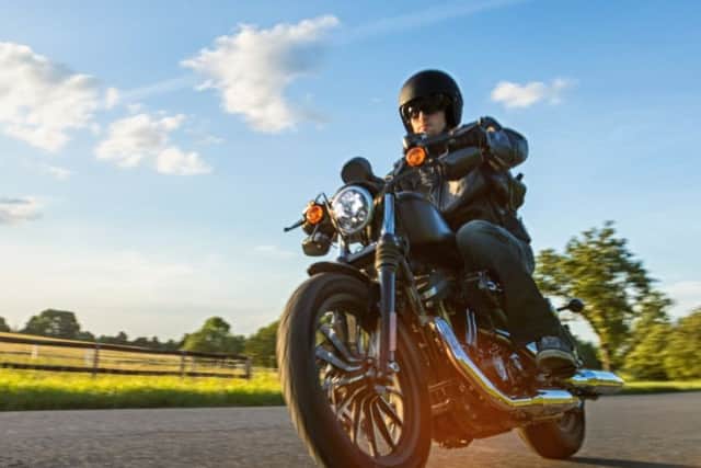 Stock image - Motorbike rider. EMN-180119-091612001
