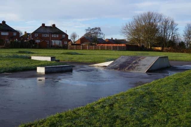 The old skate ramp will be removed to make way for the new scheme EMN-180122-093328001