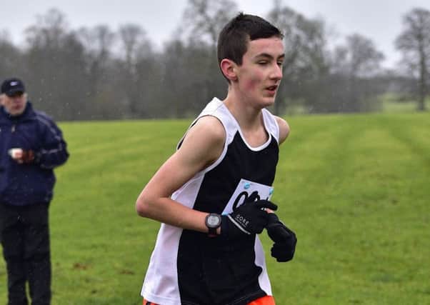 Matthew Spendlove earned automatic selection for the English Schools Cross Country Championships EMN-180122-122030002