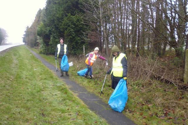 Horncaste Walkers are Welcome on their tidy up. EMN-180122-123827001