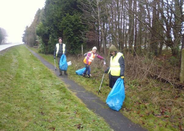 A community clean-up project in East Lindsey.