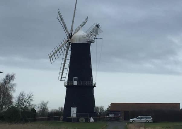 Parts of the windmill have been cordoned off following the damage.