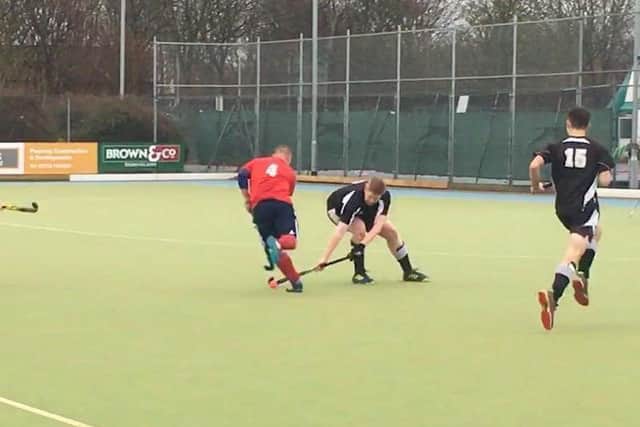 Ben Lane cleans up in defence for Leadenham's First XI EMN-180122-170956002