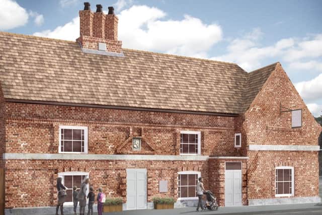 A computer generated image of how the redeveloped Old King's Head in Kirton is expected to look like.