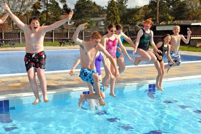 Children can have a splash in other swimming pools in the area,,, but not in Rasen. Picture: Jubilee Park swimming pool, Woodhall Spa.