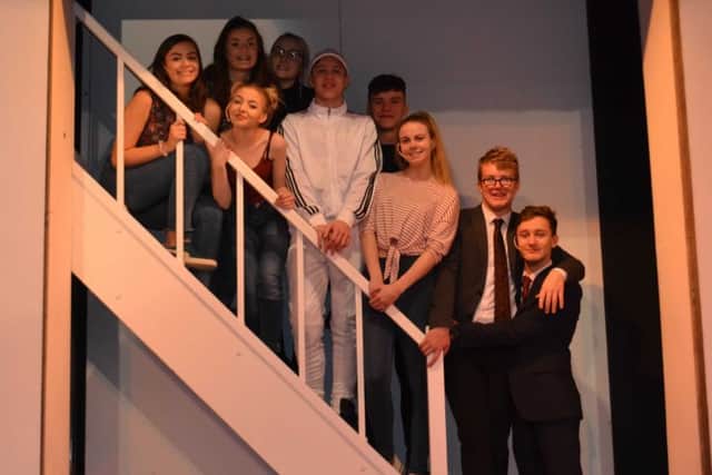 Action from the school's stage production.