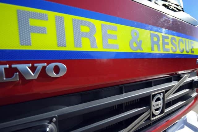 Fire services were called to the scene EMN-171222-111950001