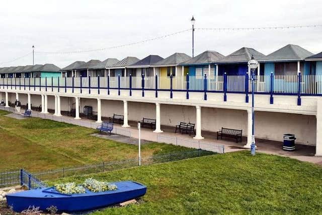 Sutton on Sea colonnade.