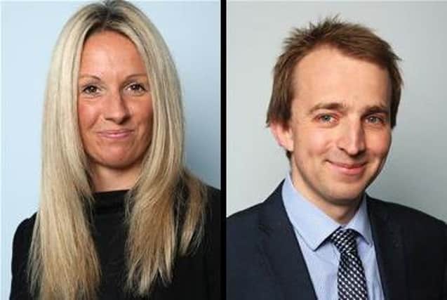 East Lindsey District Councillors, Siobhan Weller and Will Grover.