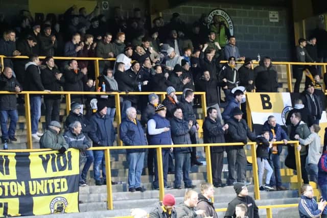 Pilgrims fans on Saturday.