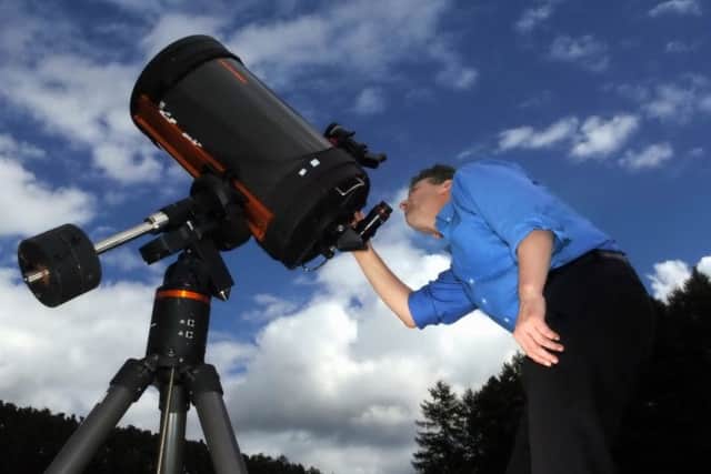 Amateur astronomer Richard Darn will break out the big telescope for a spring star party at Chambers Farm Wood, near Wragby. Picture: Tony Bartholomew. EMN-180131-124243001