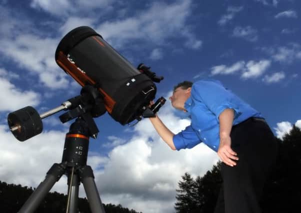 Amateur astronomer Richard Darn will break out the big telescope for a spring star party at Chambers Farm Wood, near Wragby. Picture: Tony Bartholomew. EMN-180131-124243001