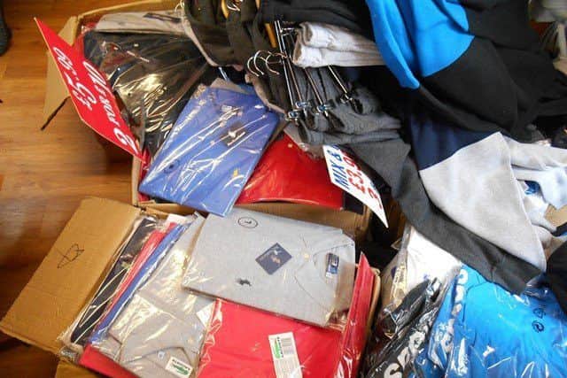 A market trader in Ingoldmells has been fined more than £1,419 after admitting to possesing over 1,000 counterfeit items. ANL-180102-130525001