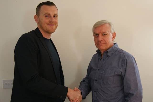 Craig Elliott with David Newton.