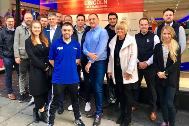 The launch of the Lincoln Half Marathon. EMN-180502-094433001