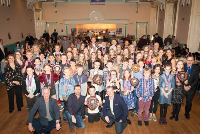Louth Swimming Clubs 2017 award winners and event organisers EMN-180502-110455002