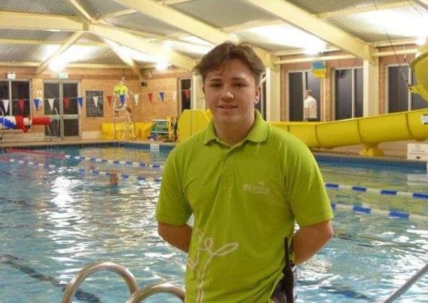 Blake Emmerson is diving  into his new career at Skegness Swimming Pool and Fitness Suite. ANL-180102-172339001
