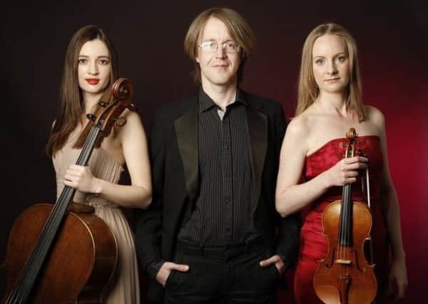 Award-winning and critically acclaimed ensemble Rautio Piano Trio are coming to Boston. EMN-181002-192115001