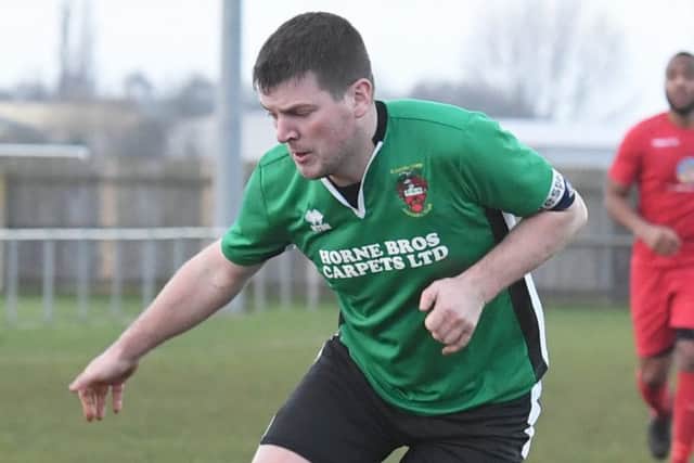 Sleaford Town captain Michael Hayden struck from distance to seal a valuable away win EMN-180213-111618002