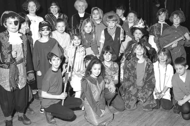 Pictured here in 1993 with then Mayor of Boston Coun Joyce Dodson are members of Blackfriars Youth Theatre. The group had recently reformed and just put on its first public performance, Robin Hood.