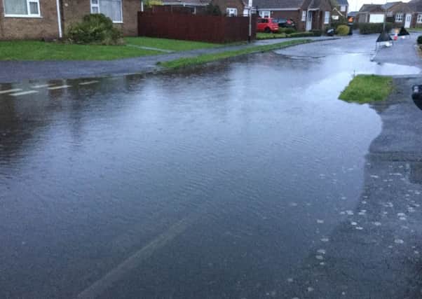 Residents are fed up with the amount of surface water on the road outside their homes in Marine Avenue.