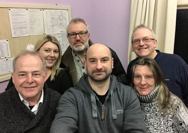 Police and Crime Commissioner Marc Jones and other volunteers helping keeping the emergency night shelter in Boston open one night last week.