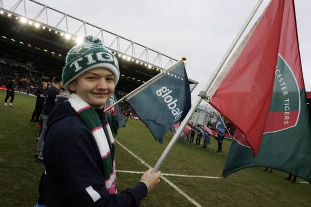 Boston RFC juniors provide guard of honour at Leicester Tigers EMN-180902-103001002