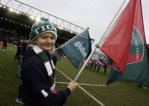Boston RFC juniors provide guard of honour at Leicester Tigers EMN-180902-103001002