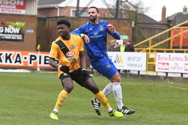 Boston United v Curzon Ashton.
