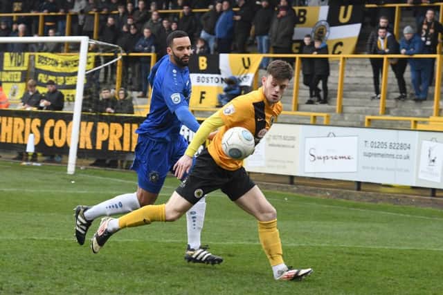 Boston United v Curzon Ashton.
