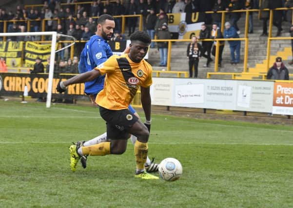 Boston United v Curzon Ashton.