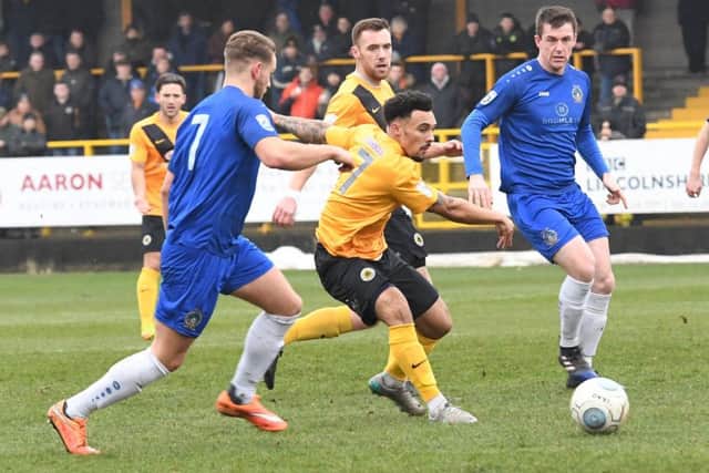 Boston United v Curzon Ashton.