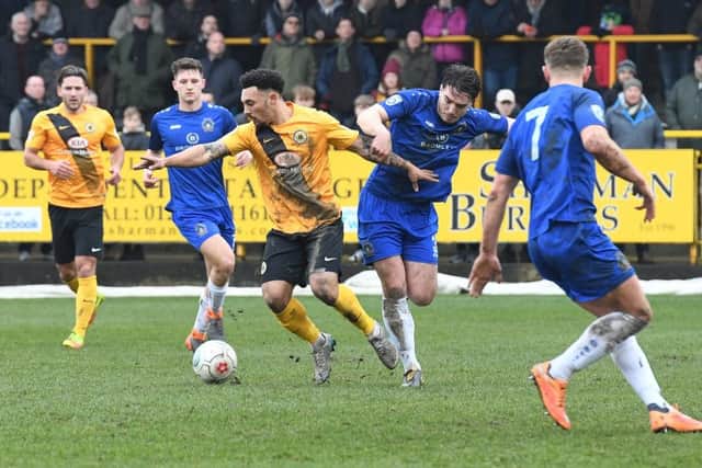 Boston United v Curzon Ashton.