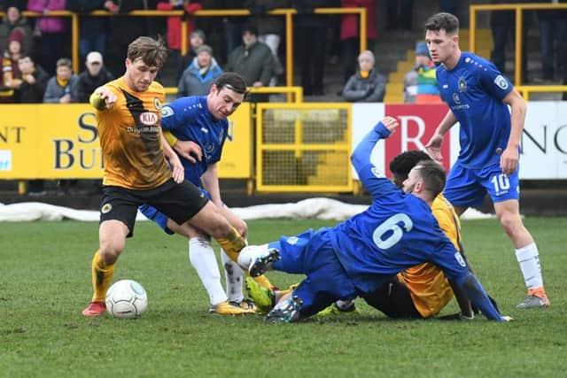 Boston United v Curzon Ashton.