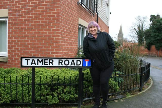 Loving the street - Susan Bolton on Tamer Road in Sleaford. EMN-180219-151058001