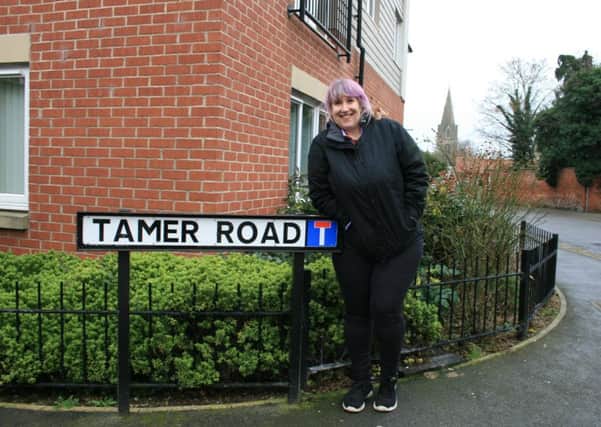 Loving the street - Susan Bolton on Tamer Road in Sleaford. EMN-180219-151058001