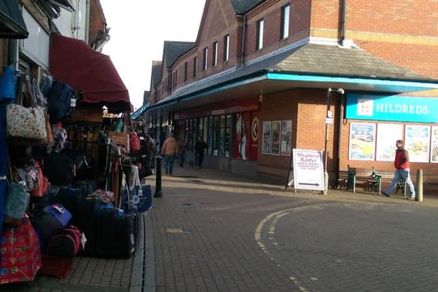 Lincolnshire County Council wants to bring back white lines to stop retailers blocking pathways. ANL-181202-144748001