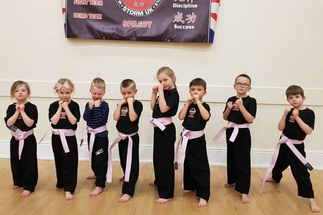 Youngsters at Storm UK Spilsby